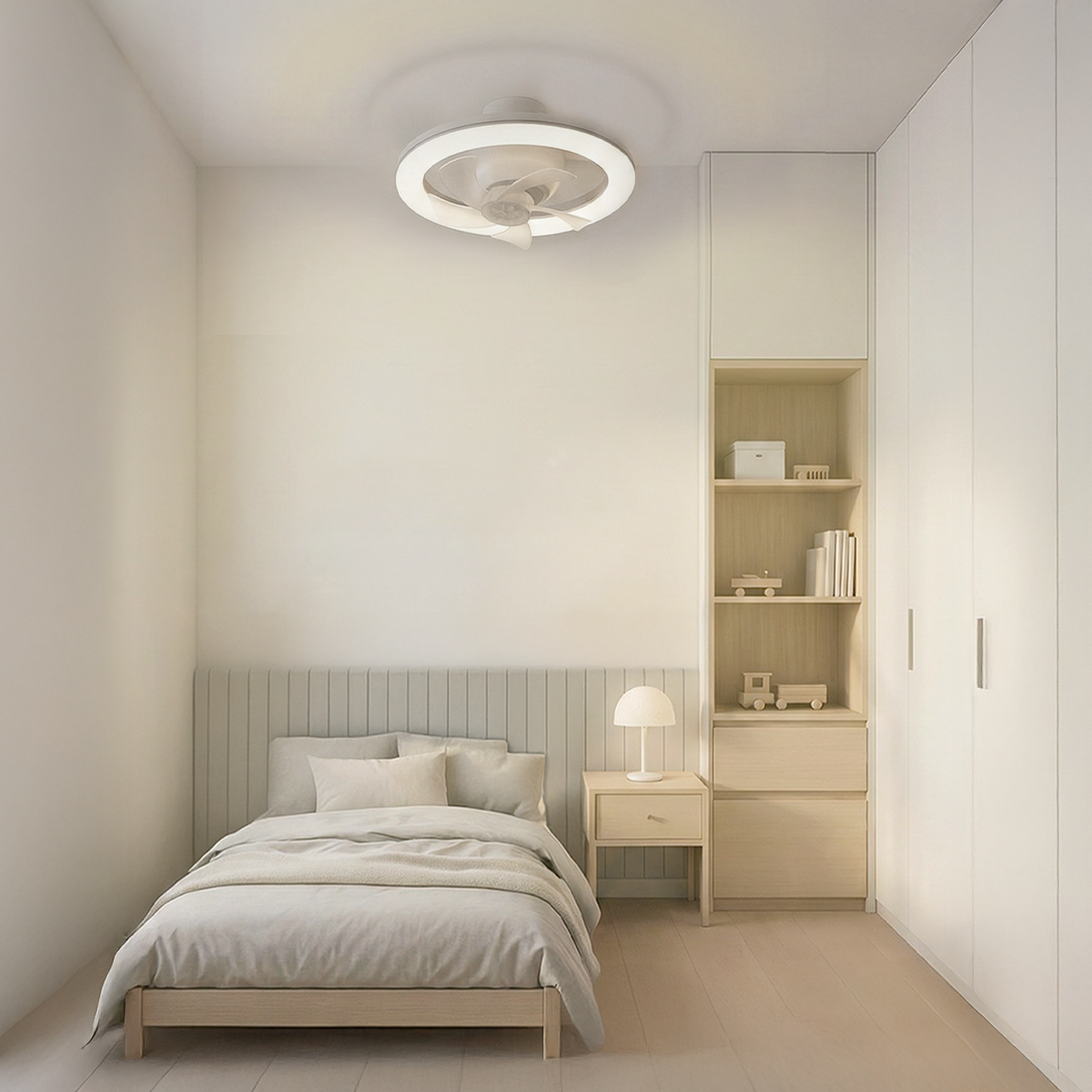 360° Instant-Fit Ceiling Fan gallery 1